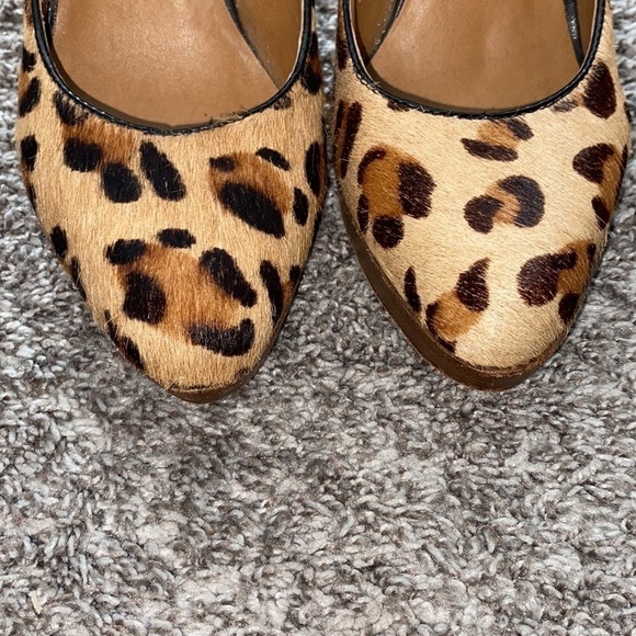 Steve Madden Rummble Leopard Calf Hair Heels - Picture 8 of 10